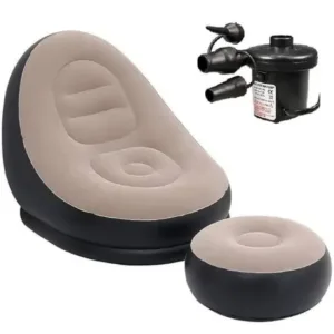 Inflatable Lazy Sofa with Footrest – Home Furniture