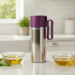 Supermom 750ml Stainless Steel Oil Pourer – Anti-Drip Kitchen Dispenser Bottle