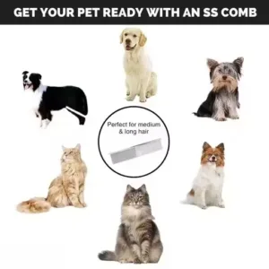 Pet Fun Stainless Steel Comb Small – Pet Grooming Comb
