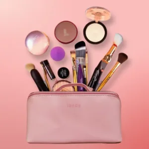 Peach Makeup Pouch for Women/Girls
