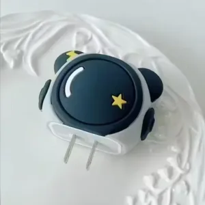 iPhone Charger Adapter & Cable Protector Cover – Cute 3D Design