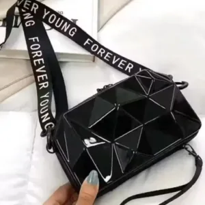 Forever Young Mini Suitcase Sling Bag – PVC Crossbody for Women