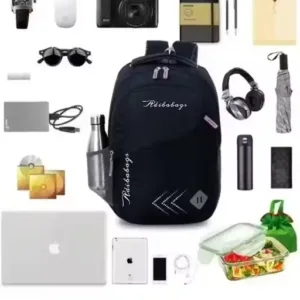 35L Casual Waterproof Laptop Backpack – Canvas Travel Bag