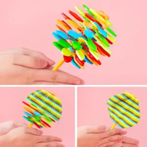 Spin flower candy rotating magic lollipop tree rotating spin toy stress relief toys decoration colourful