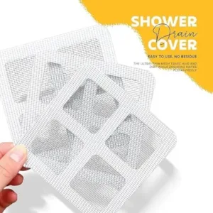 10 Pcs Shower Drain Mesh Stickers | Disposable Hair Catcher Drain Covers | Bathroom Floor Drain Filter for Sink, Bathtub, Laundry & Kitchen ( default, OS )
