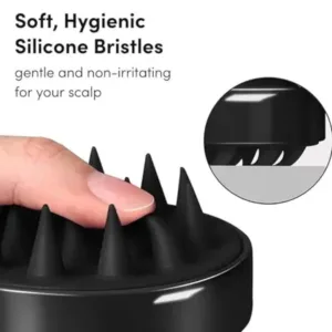 Scalp Massager Shampoo Brush with Silicone Bristles ( default, Standared )