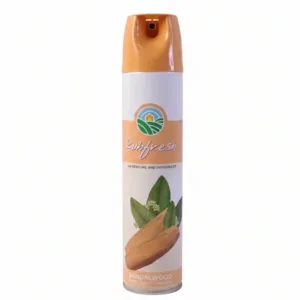 Sandalwood Air Freshener Spray 220ml | Long Lasting Room Fragrance Spray for Home, Office, Bathroom & Car | Refreshing Sandalwood Aroma Odour Eliminator & Room Perfume
