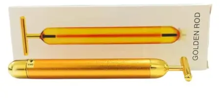 V5Qvxs7oNPqNscm2AUipUjNfTZDqTeKoyRgPVncK.webp 24K Golden Beauty Bar Facial Massager | Golden Rod T-Shaped Electric Face Massager for Face, Neck & Skin Care ( default, Standard )