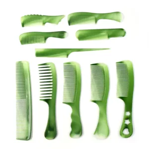 10-Piece Multipurpose Hair Comb Set for Men & Women | Durable Plastic Styling Combs Kit for Hair Cutting, Detangling, Sectioning & Daily Grooming | Professional Salon & Home Use