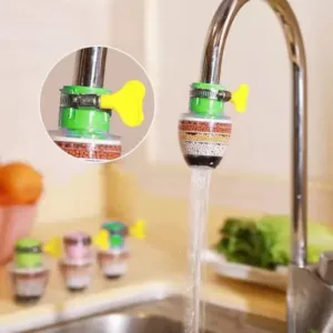 Water Faucet, Clean Purifier Filter Cartridge Water Tap, Upgrade Universal Interface Faucet Filter (Six Layer Purifier) ( default, Standard ).