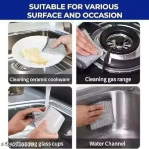 3 in 1 Soap Pump Dispenser with Sponge Holder & 3 Reusable Cleaning Cloths | Dual Chamber Dishwashing Liquid Dispenser for Kitchen Sink & Bathroom | Green | Pack of 1 ( default, OS )
