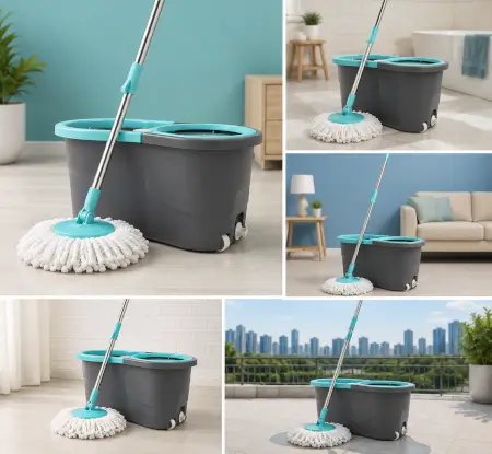 DtdPsYbBFEawwXLdfkWVnpvchwJ1tPHOJlKAvLXy.webp 360° Spin Mop Set with Twin Bucket – Microfiber Floor Cleaning Mop with 2 Refill Heads ( default, OS )