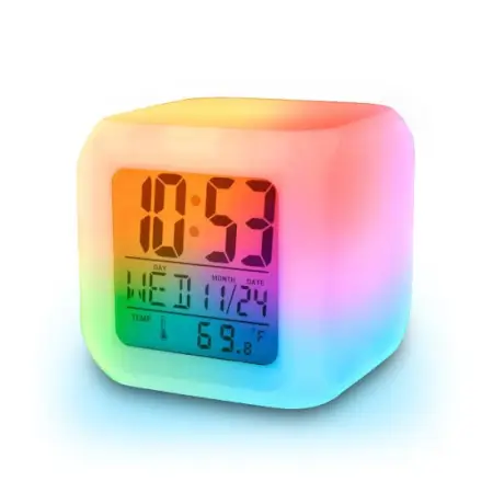 HMGisLTMopvd0kIA7T1tase3I9JlZ15VxGPmEoMk.webp 7 Color Change Digital Clock with Temperature Display ( multicolor, OS )