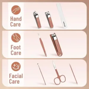8 in 1 Manicure Set – Professional Nail Care Kit with Portable Case ( default, OS )
