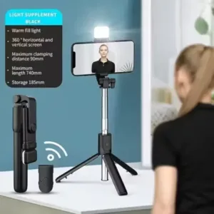 Bluetooth Extendable Selfie Stick – Wireless Remote Tripod ( default, Standard )
