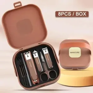 8 in 1 Manicure Set – Professional Nail Care Kit with Portable Case ( default, OS )