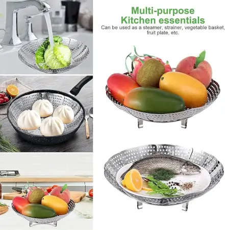 vpczg9P34d5lGxVHkFgAlGjWMiSaJlFP9TfppKoq.webp Steel Foldable Steam Basket – Vegetable Steamer & Kitchen Cooking Accessory ( default, OS )